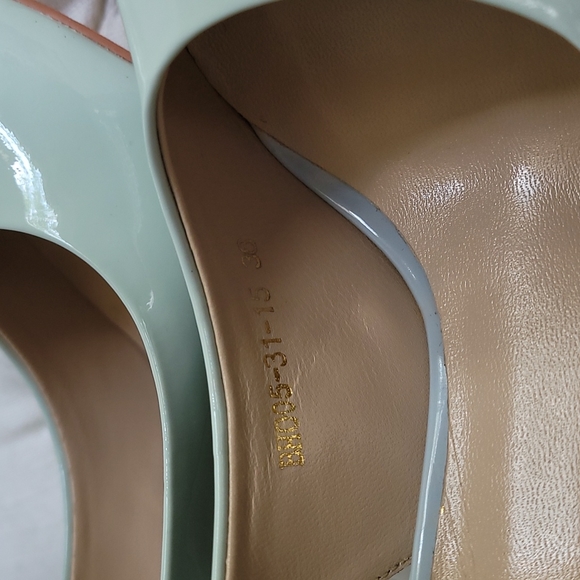 Estego Made in Italy Tiffany color heels - Picture 3 of 8